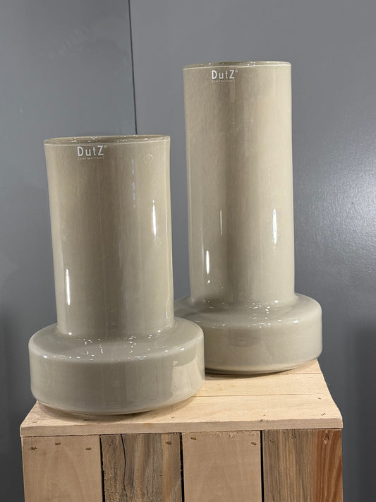 Vase Sharpo Taupe, 27 cm Höhe