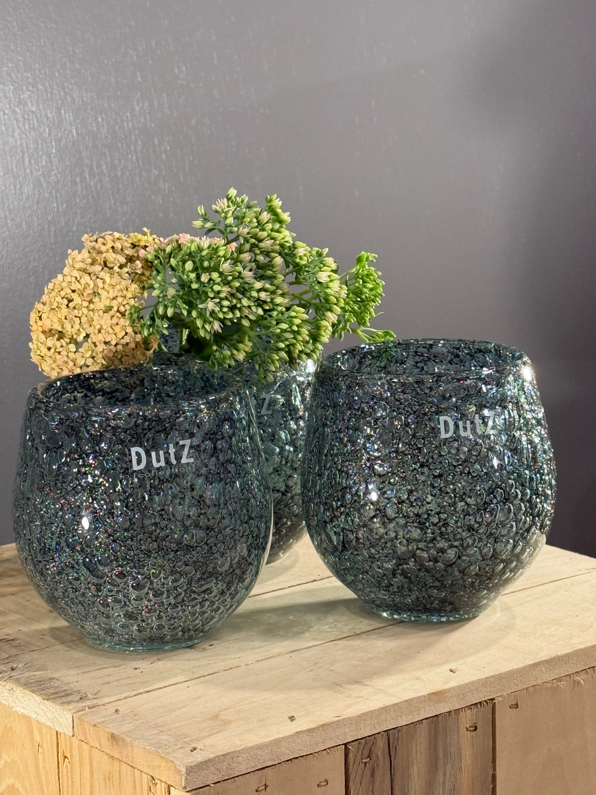 Windlicht / Vase Hurricane Diva PINE 10 X 10 X 10